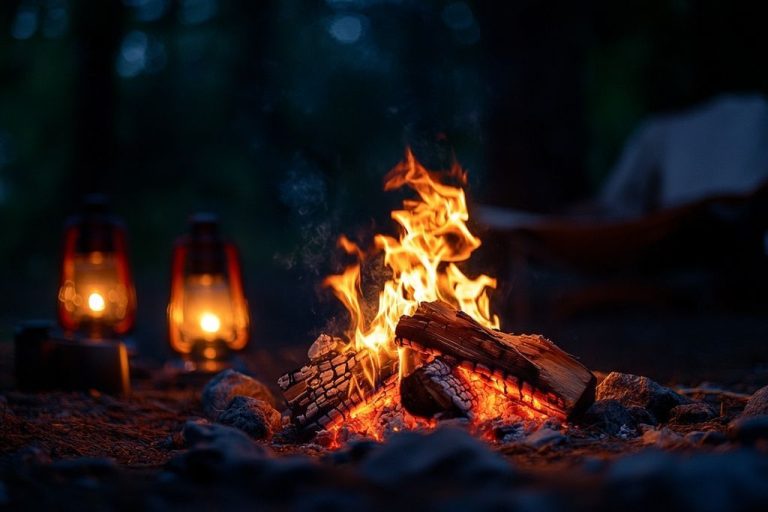 Camping dans un parc naturel