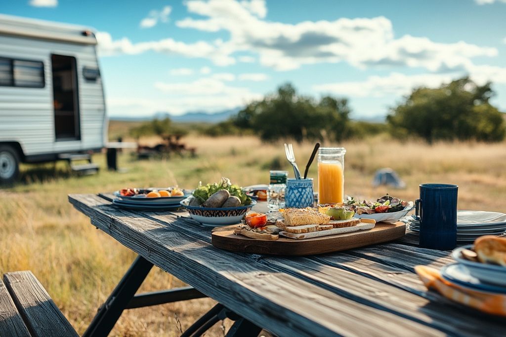 Camping en mobil-home