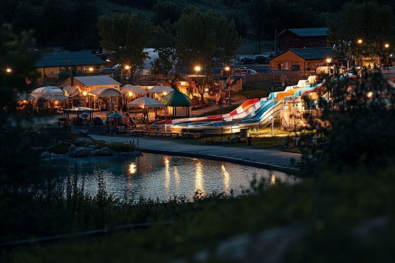 Camping près d’un parc aquatique