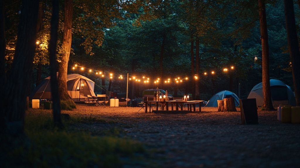 Quelles sont les meilleures options d'éclairage extérieur pour un camping-car ?