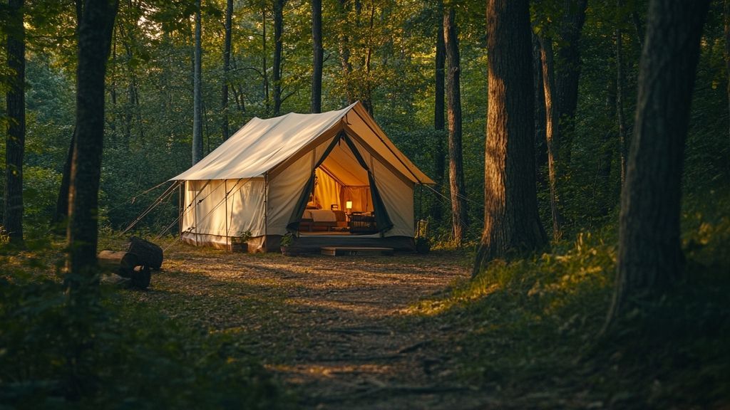Quels types d'hébergements sont disponibles en camping ?